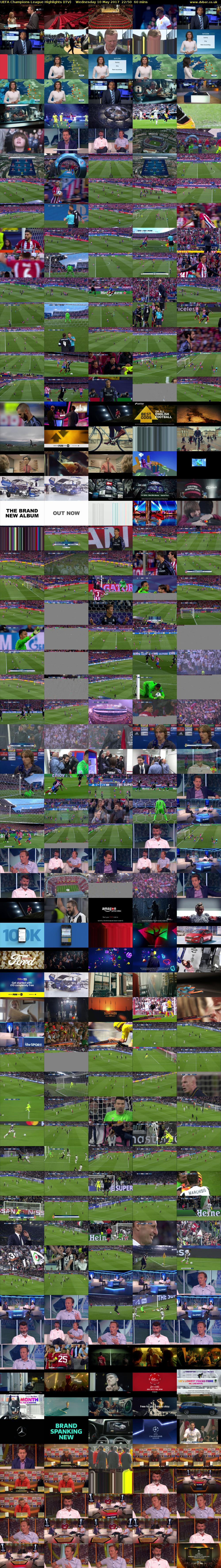 UEFA Champions League Highlights (ITV) Wednesday 10 May 2017 22:50 - 23:50