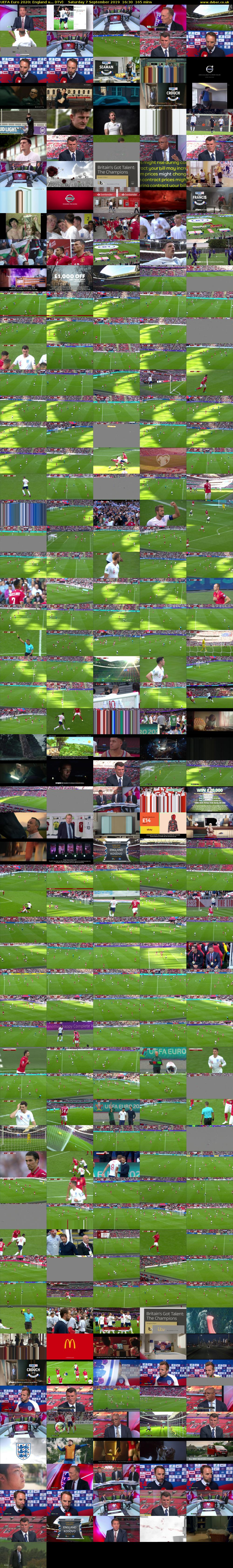 UEFA Euro 2020: England v... (ITV) Saturday 7 September 2019 16:30 - 19:15