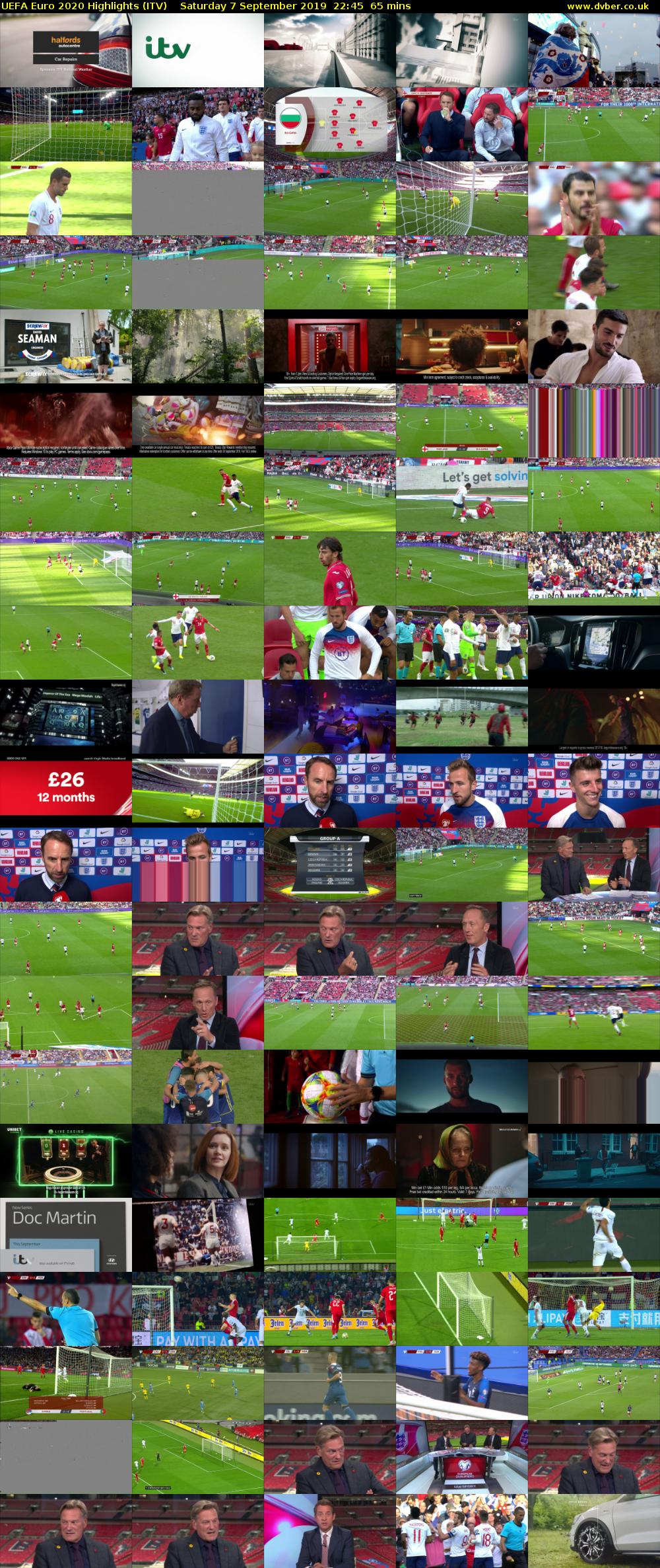 UEFA Euro 2020 Highlights (ITV) Saturday 7 September 2019 22:45 - 23:50