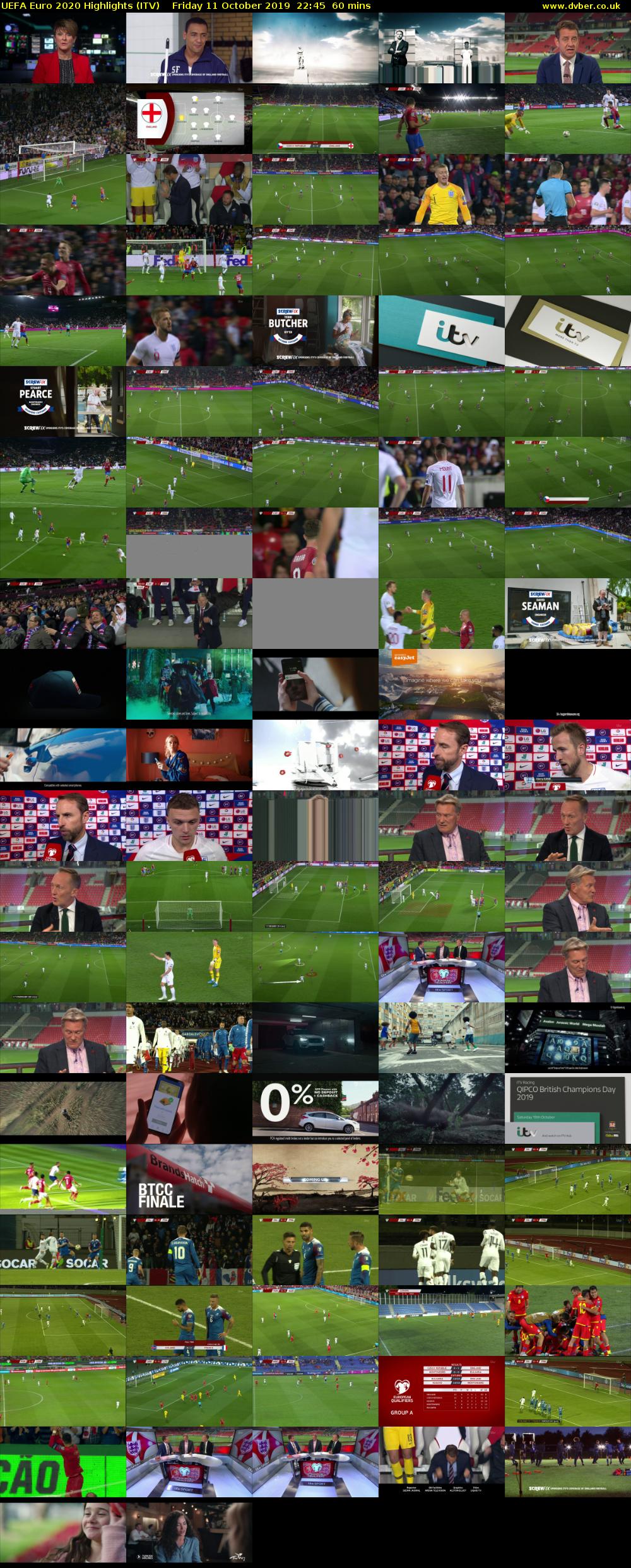UEFA Euro 2020 Highlights (ITV) Friday 11 October 2019 22:45 - 23:45