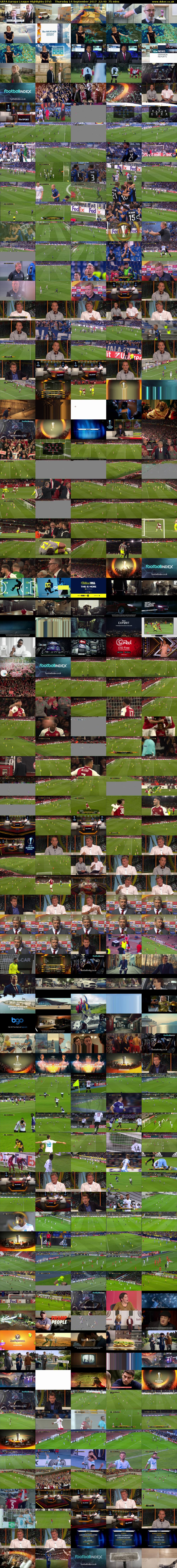 UEFA Europa League Highlights (ITV) Thursday 14 September 2017 22:40 - 23:55