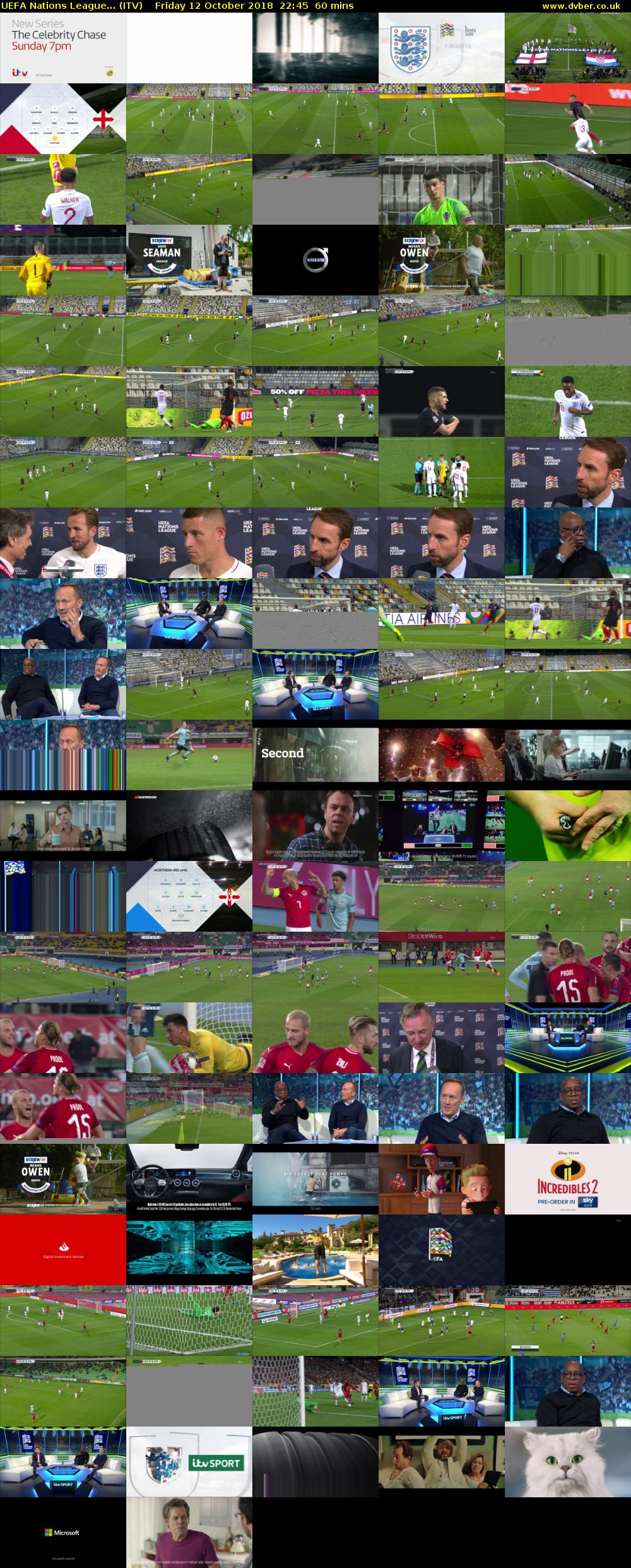 UEFA Nations League... (ITV) Friday 12 October 2018 22:45 - 23:45