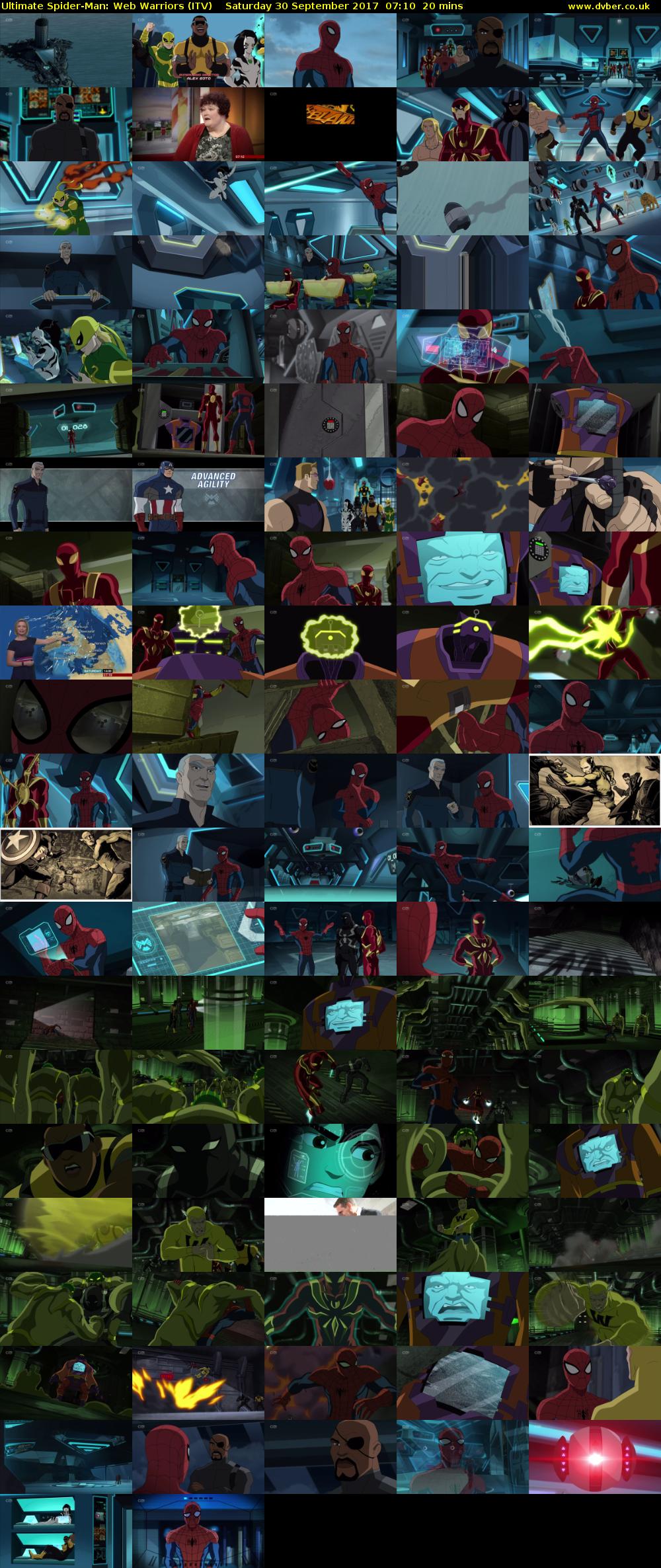 Ultimate Spider-Man: Web Warriors (ITV) Saturday 30 September 2017 07:10 - 07:30