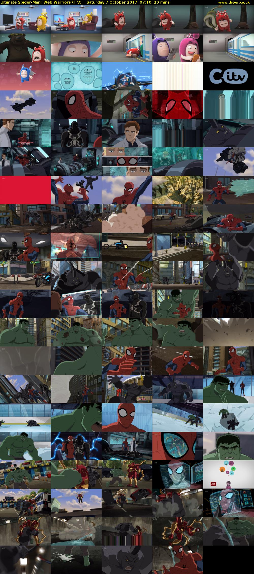 Ultimate Spider-Man: Web Warriors (ITV) Saturday 7 October 2017 07:10 - 07:30