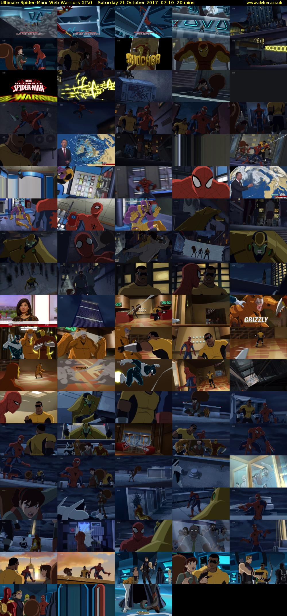 Ultimate Spider-Man: Web Warriors (ITV) Saturday 21 October 2017 07:10 - 07:30
