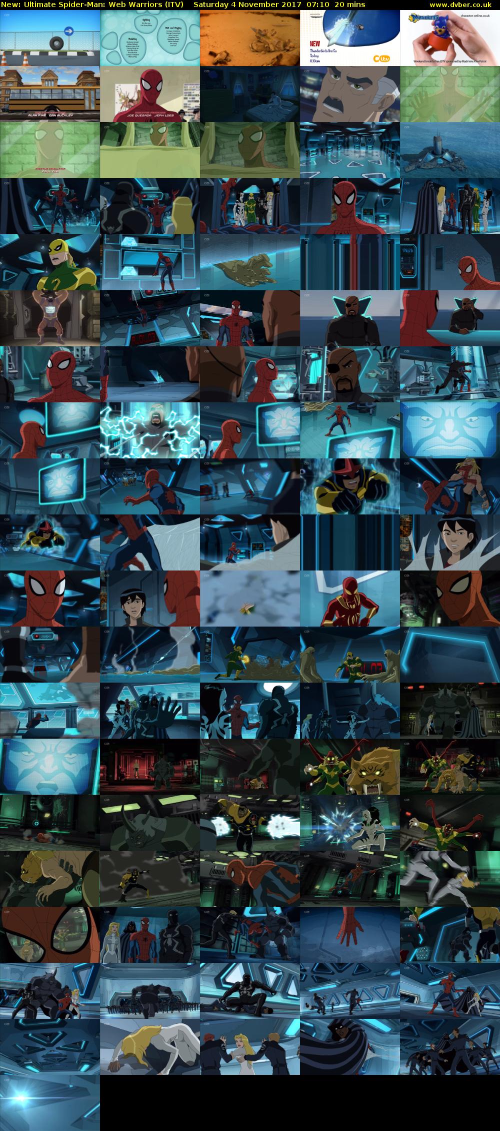 Ultimate Spider-Man: Web Warriors (ITV) Saturday 4 November 2017 07:10 - 07:30