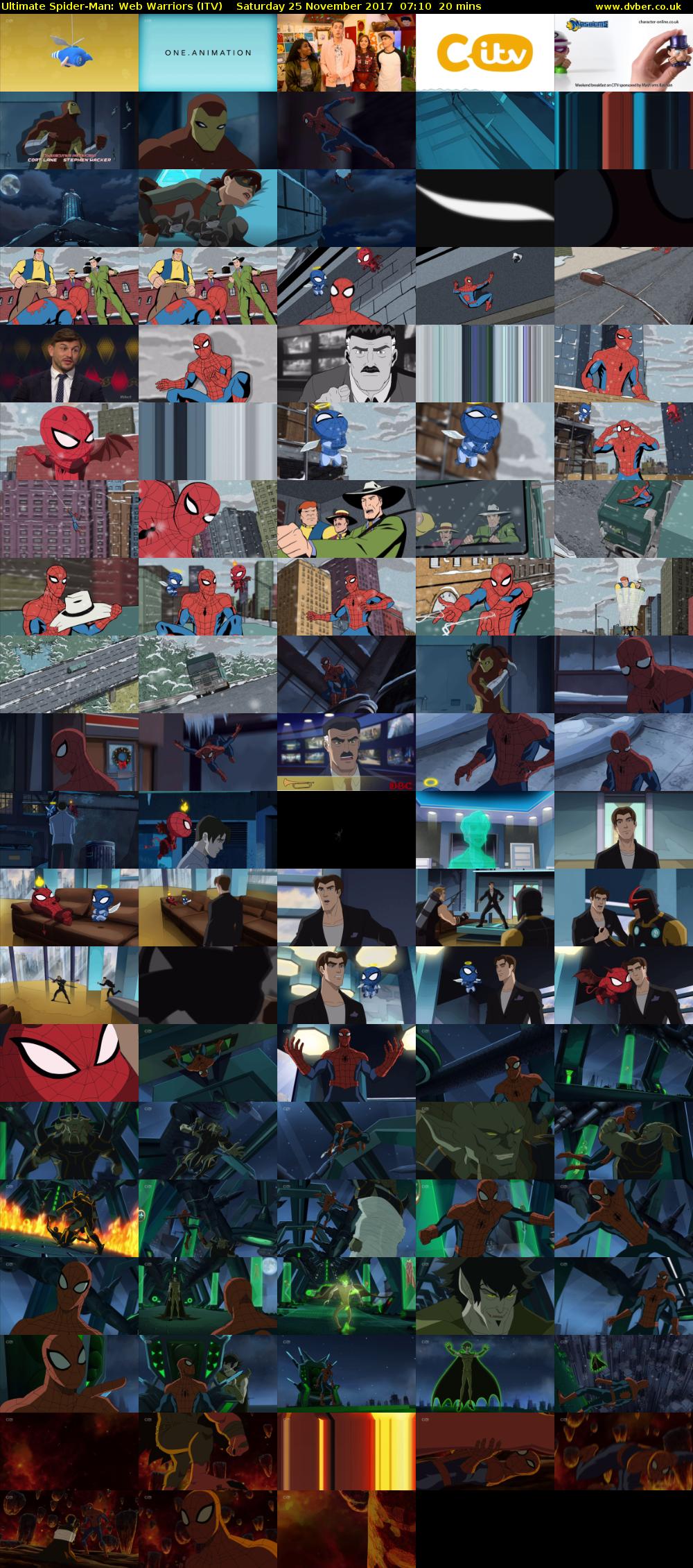 Ultimate Spider-Man: Web Warriors (ITV) Saturday 25 November 2017 07:10 - 07:30