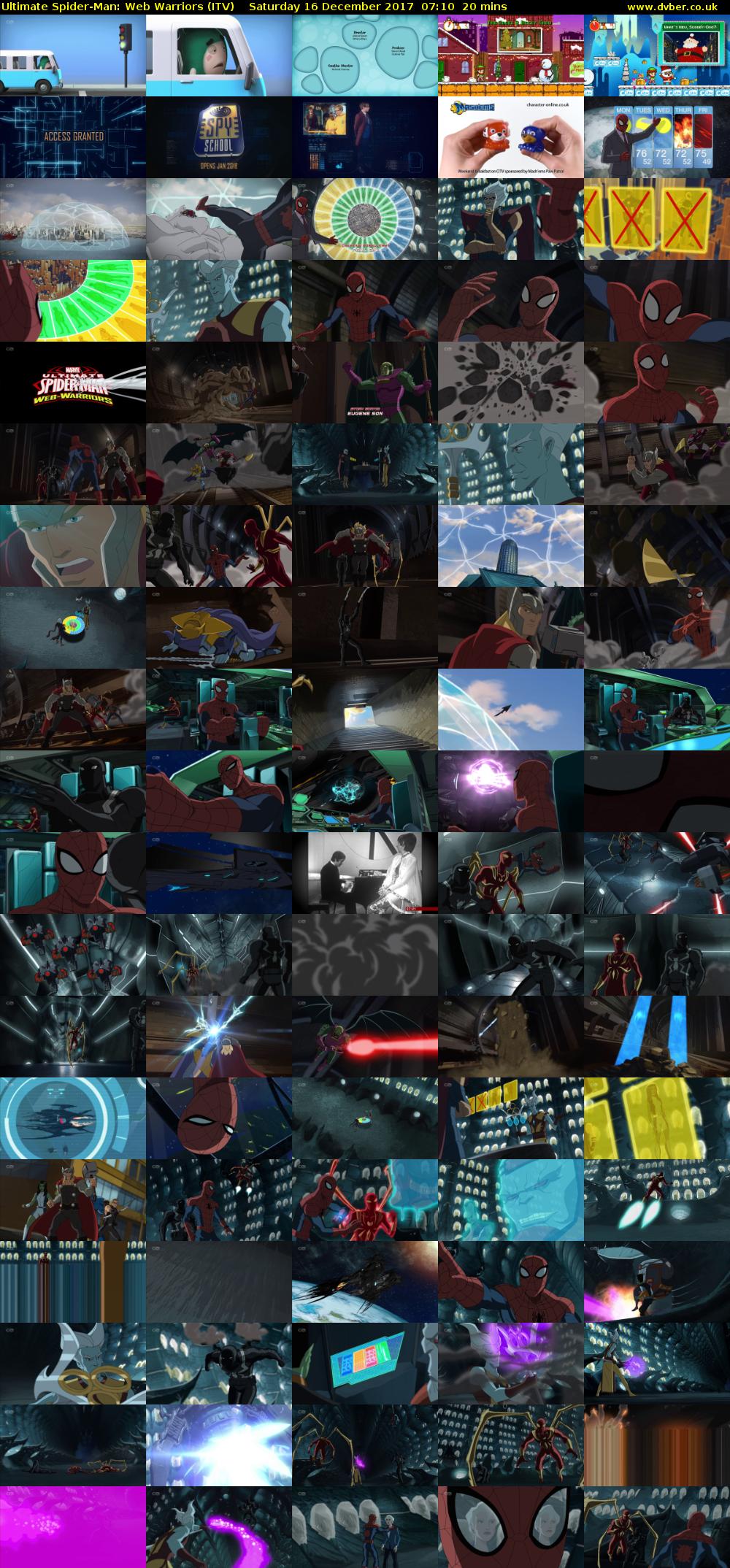 Ultimate Spider-Man: Web Warriors (ITV) Saturday 16 December 2017 07:10 - 07:30