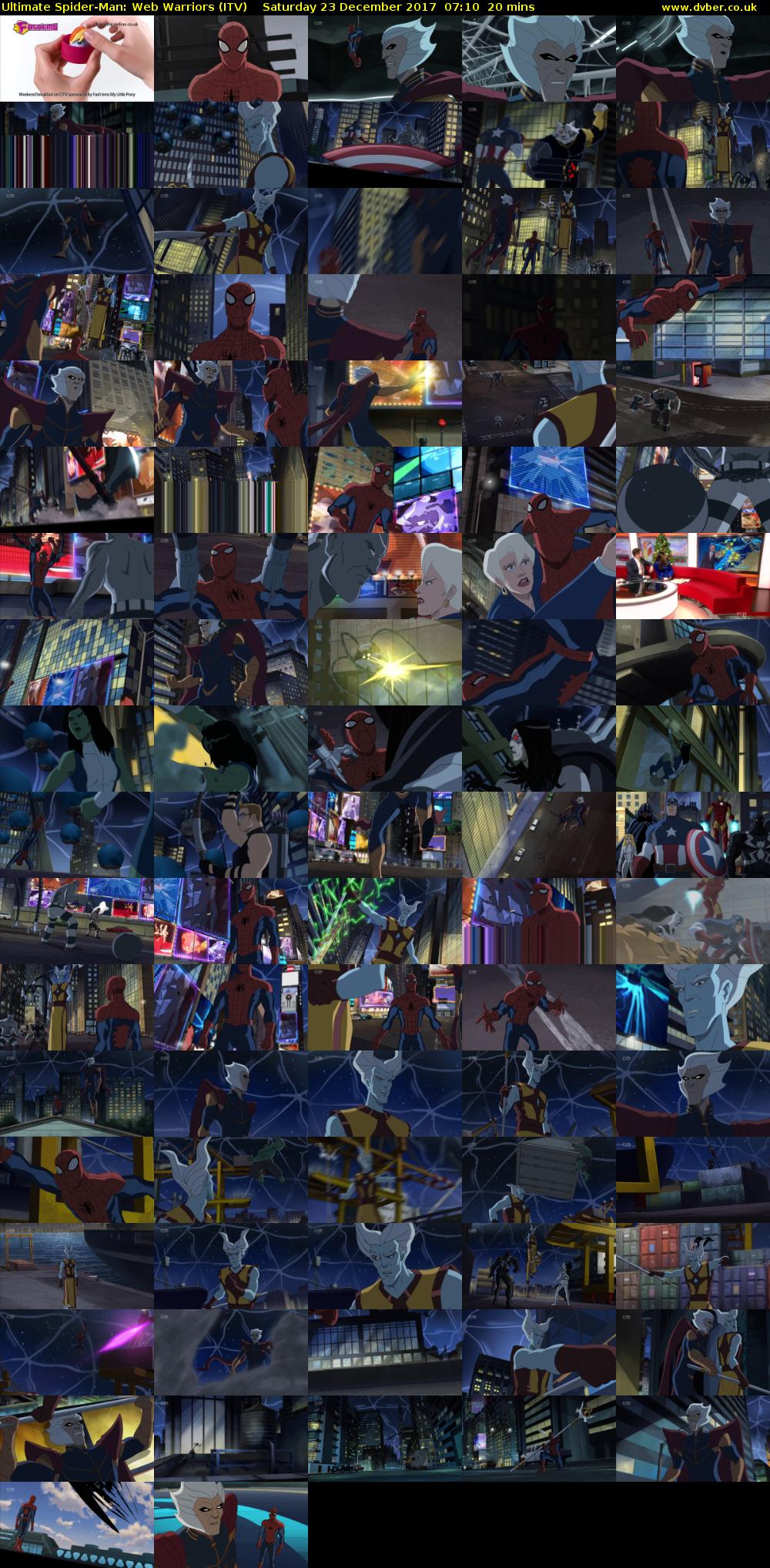 Ultimate Spider-Man: Web Warriors (ITV) Saturday 23 December 2017 07:10 - 07:30