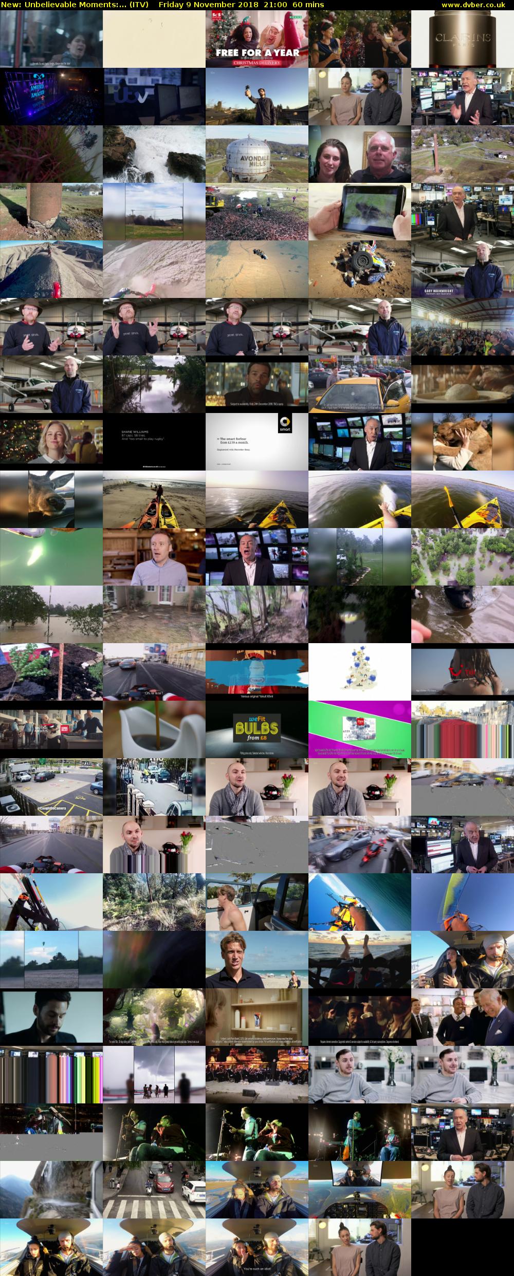 Unbelievable Moments:... (ITV) Friday 9 November 2018 21:00 - 22:00
