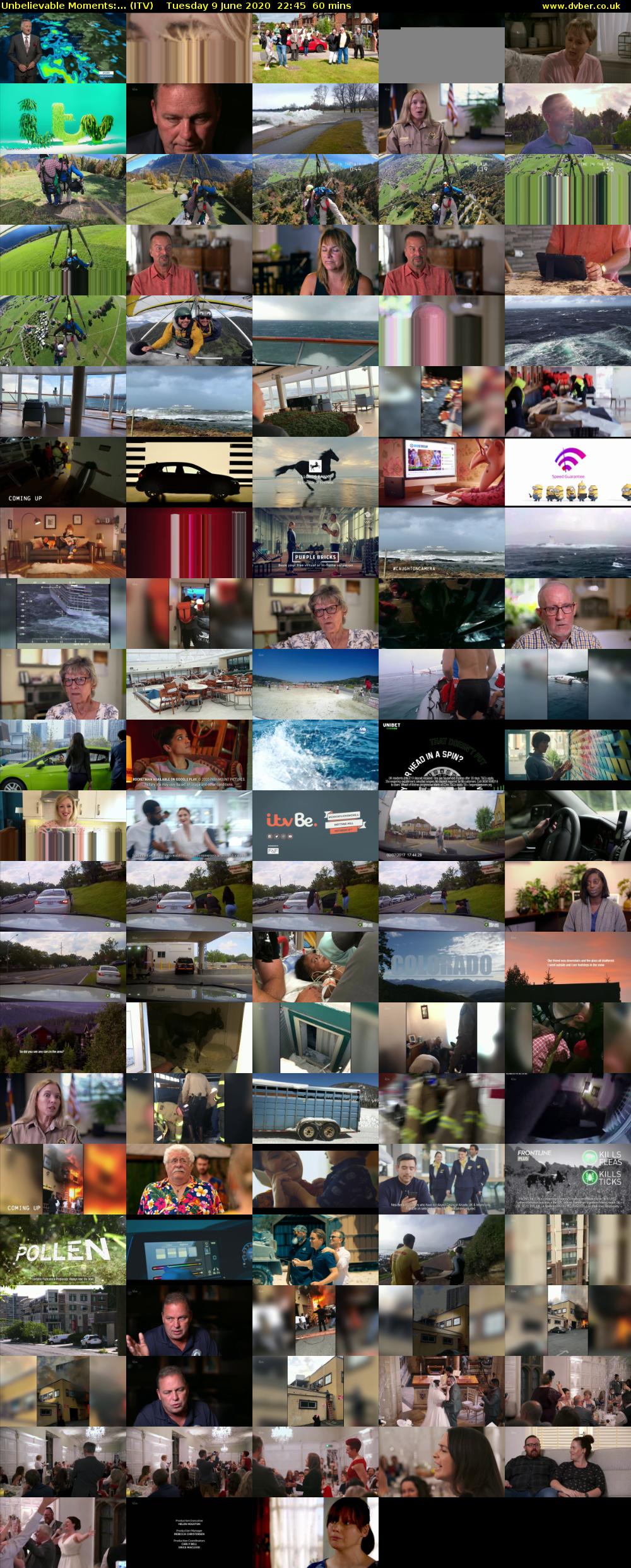 Unbelievable Moments:... (ITV) Tuesday 9 June 2020 22:45 - 23:45