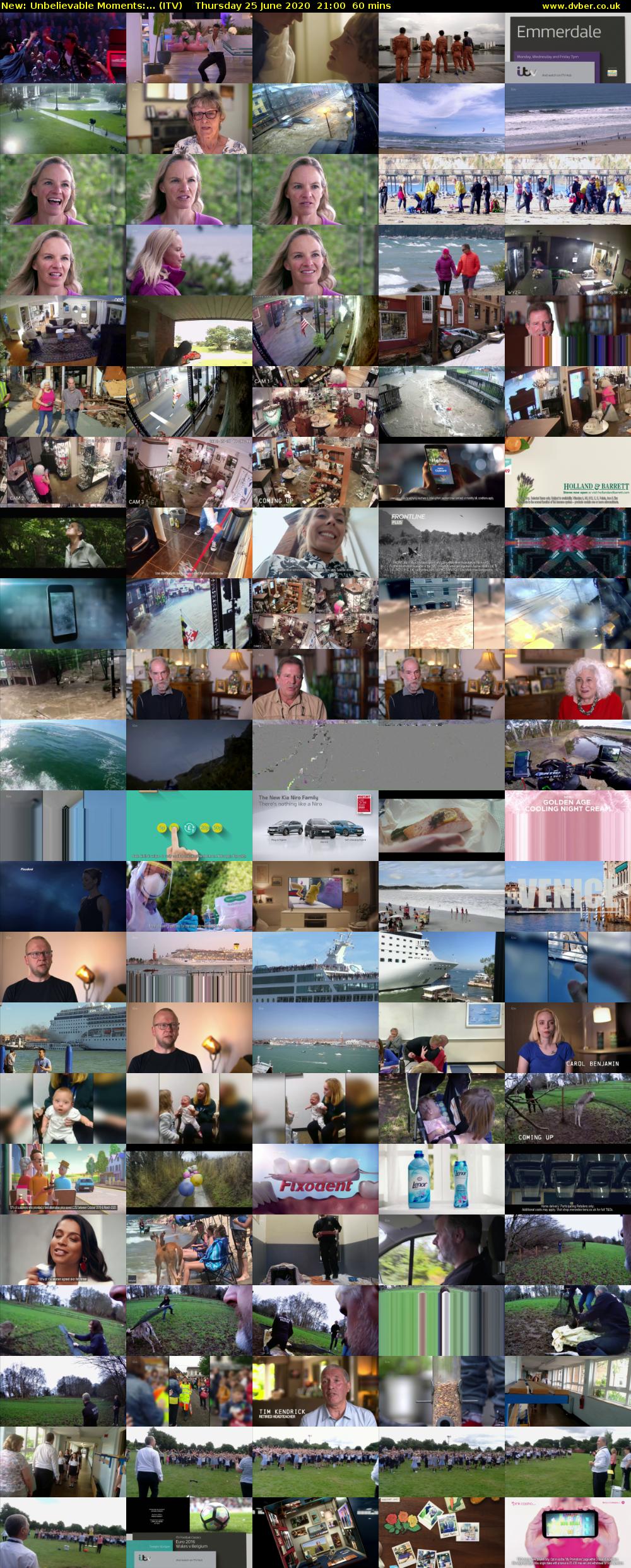 Unbelievable Moments:... (ITV) Thursday 25 June 2020 21:00 - 22:00