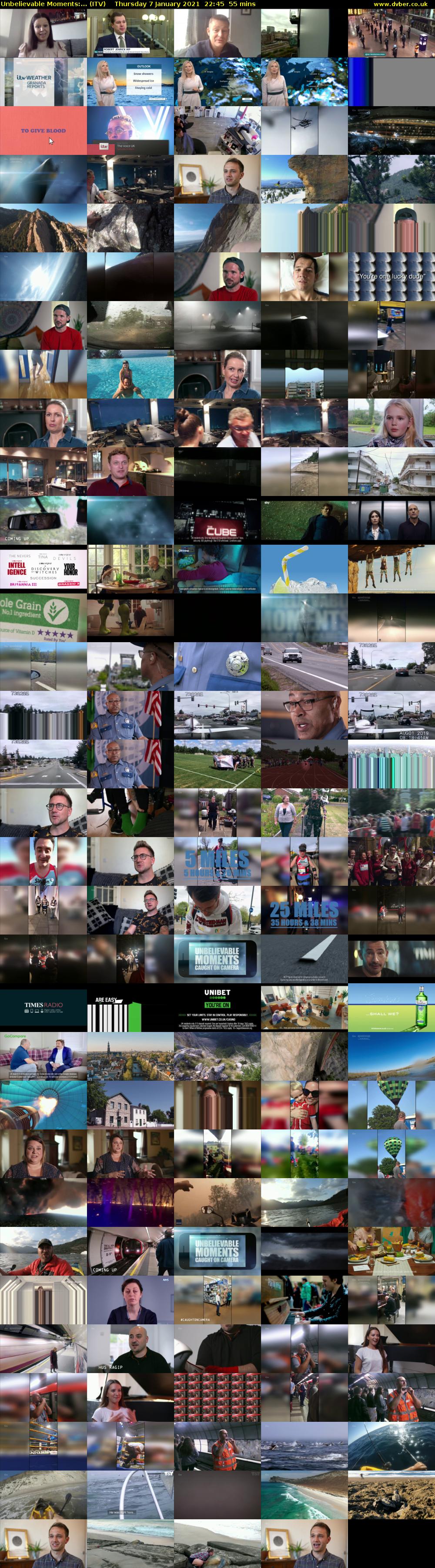 Unbelievable Moments:... (ITV) Thursday 7 January 2021 22:45 - 23:40