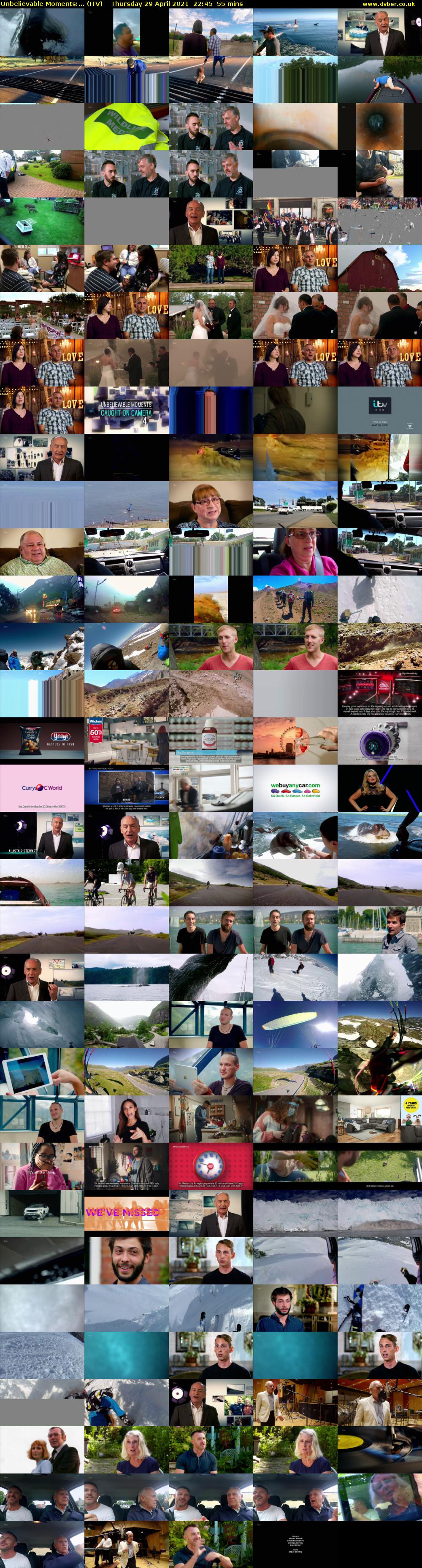 Unbelievable Moments:... (ITV) Thursday 29 April 2021 22:45 - 23:40