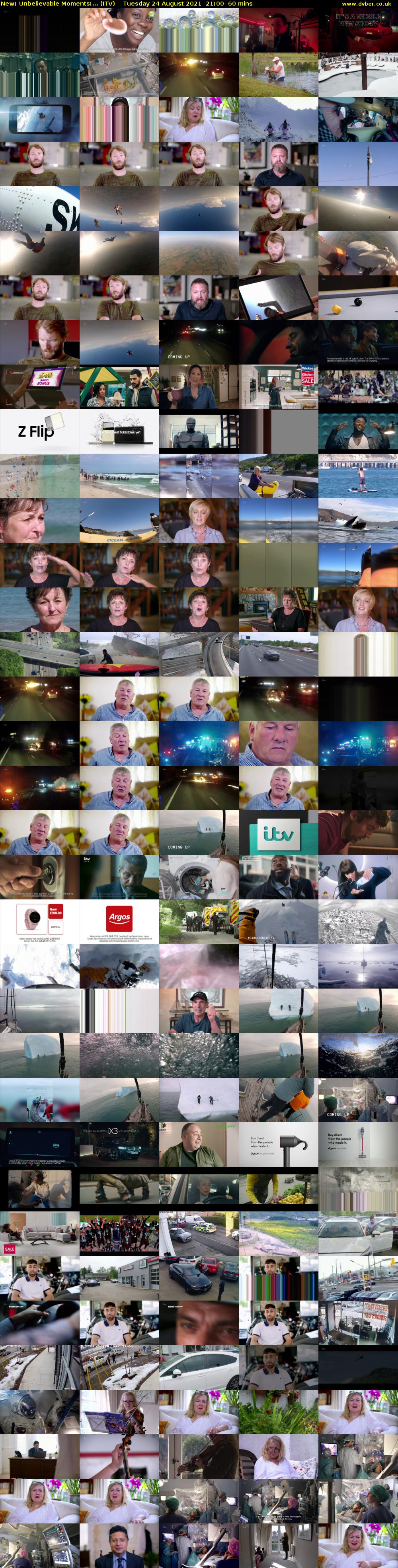 Unbelievable Moments:... (ITV) Tuesday 24 August 2021 21:00 - 22:00