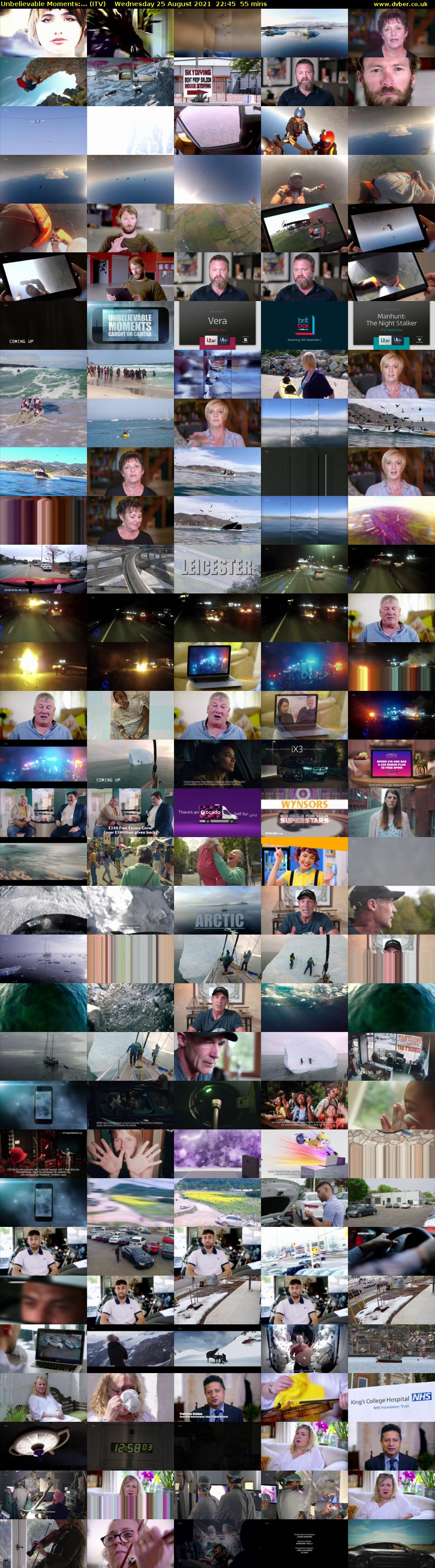 Unbelievable Moments:... (ITV) Wednesday 25 August 2021 22:45 - 23:40