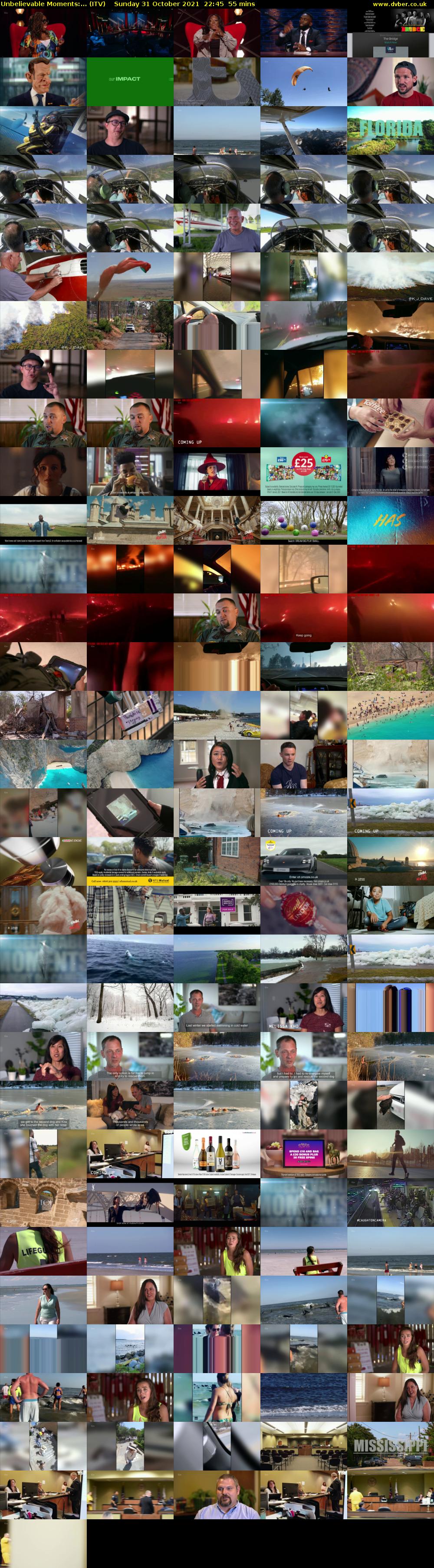 Unbelievable Moments:... (ITV) Sunday 31 October 2021 22:45 - 23:40