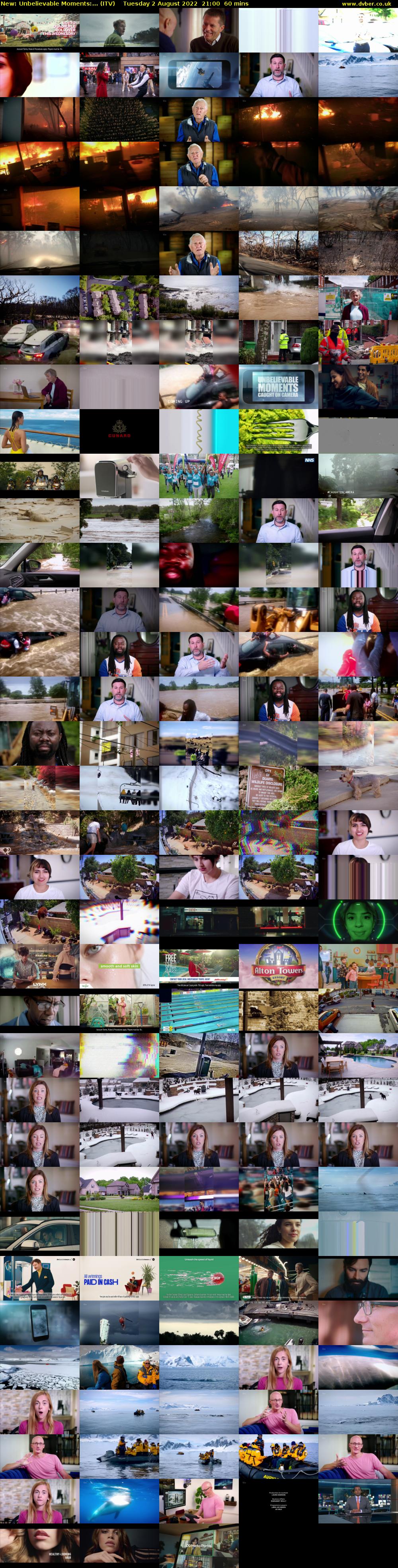 Unbelievable Moments:... (ITV) Tuesday 2 August 2022 21:00 - 22:00