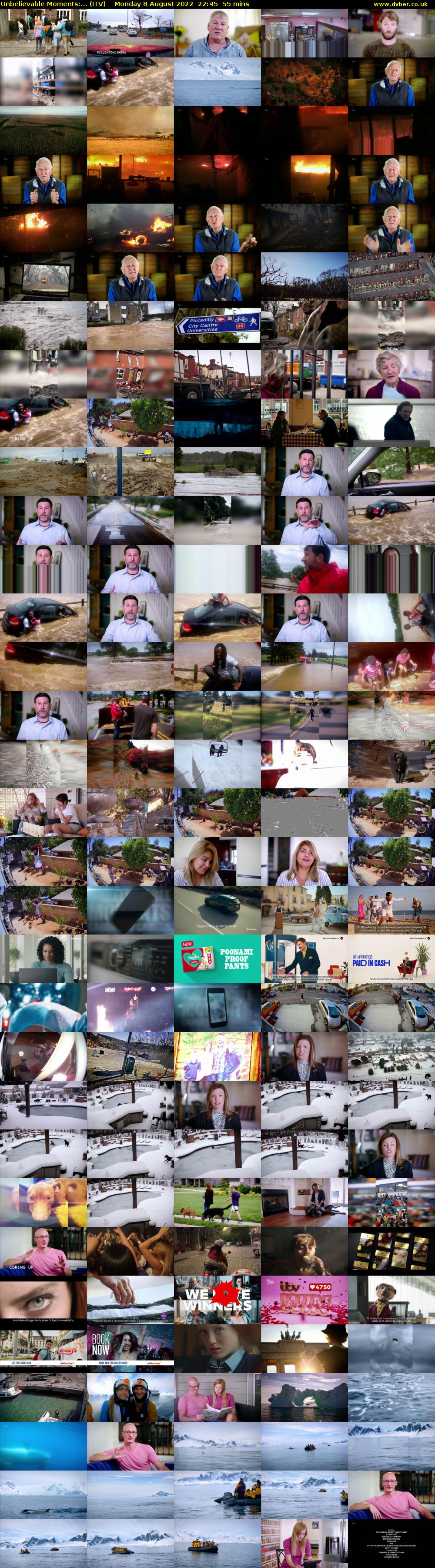 Unbelievable Moments:... (ITV) Monday 8 August 2022 22:45 - 23:40