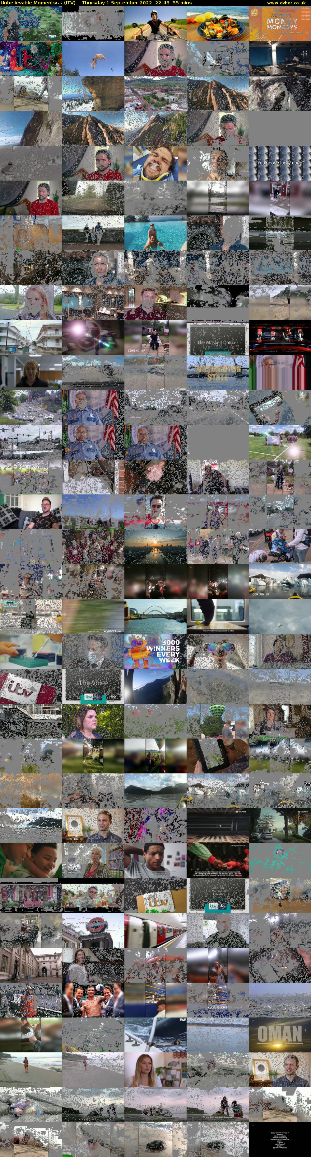 Unbelievable Moments:... (ITV) Thursday 1 September 2022 22:45 - 23:40