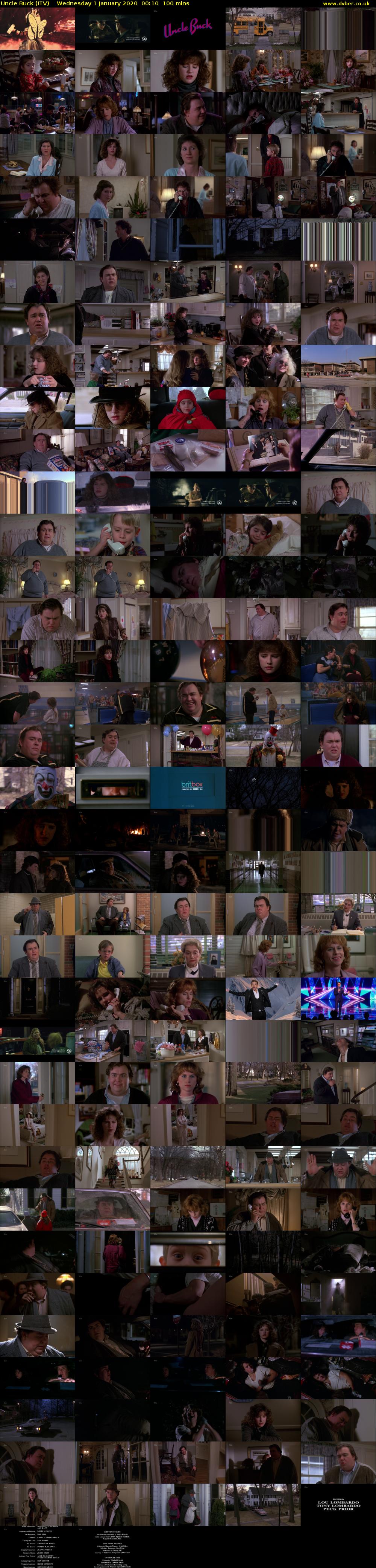 Uncle Buck (ITV) Wednesday 1 January 2020 00:10 - 01:50