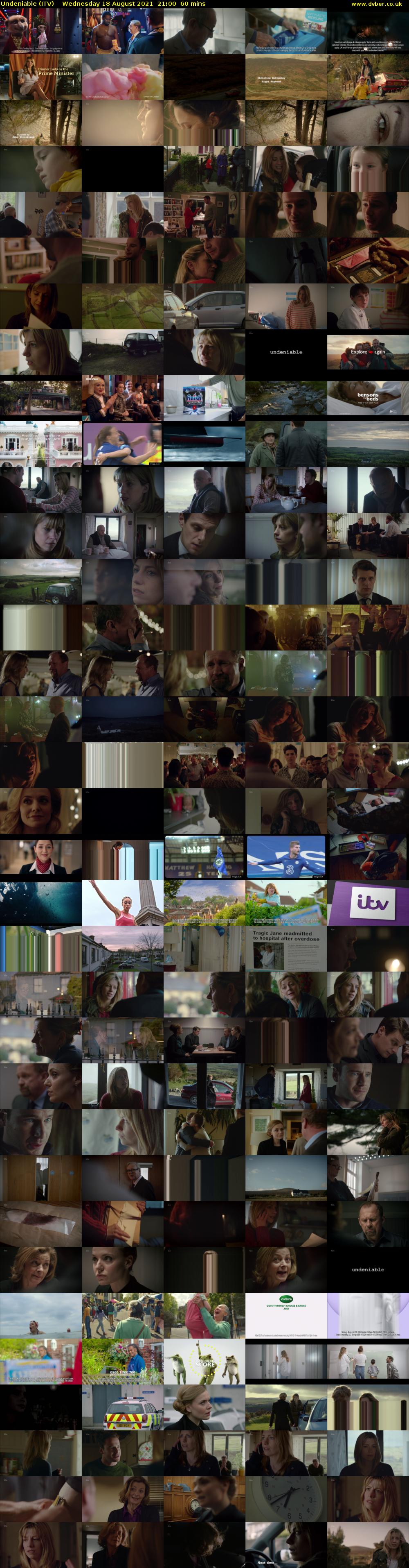 Undeniable (ITV) Wednesday 18 August 2021 21:00 - 22:00