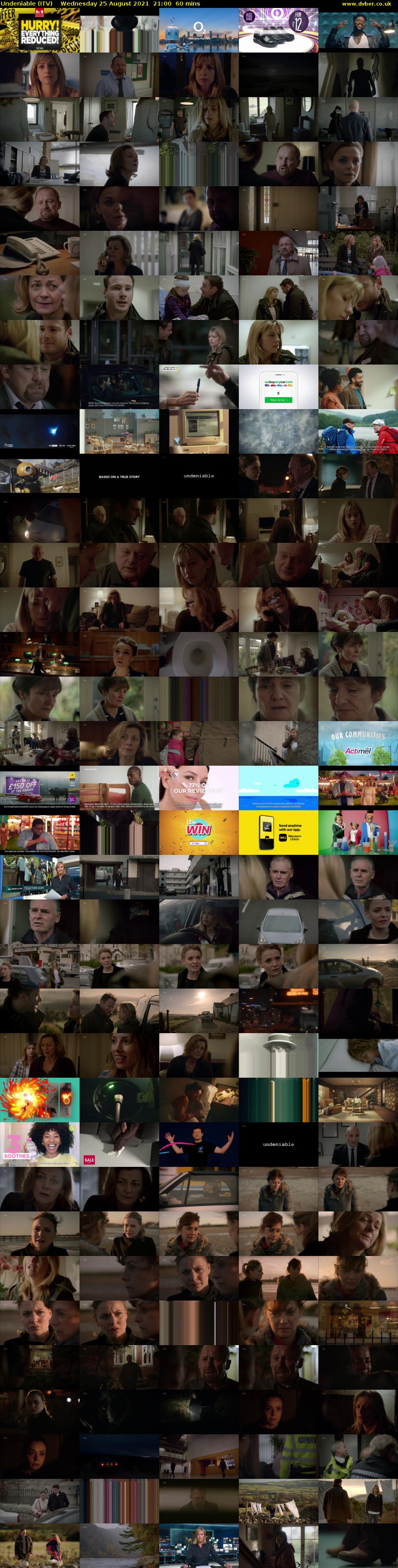 Undeniable (ITV) Wednesday 25 August 2021 21:00 - 22:00