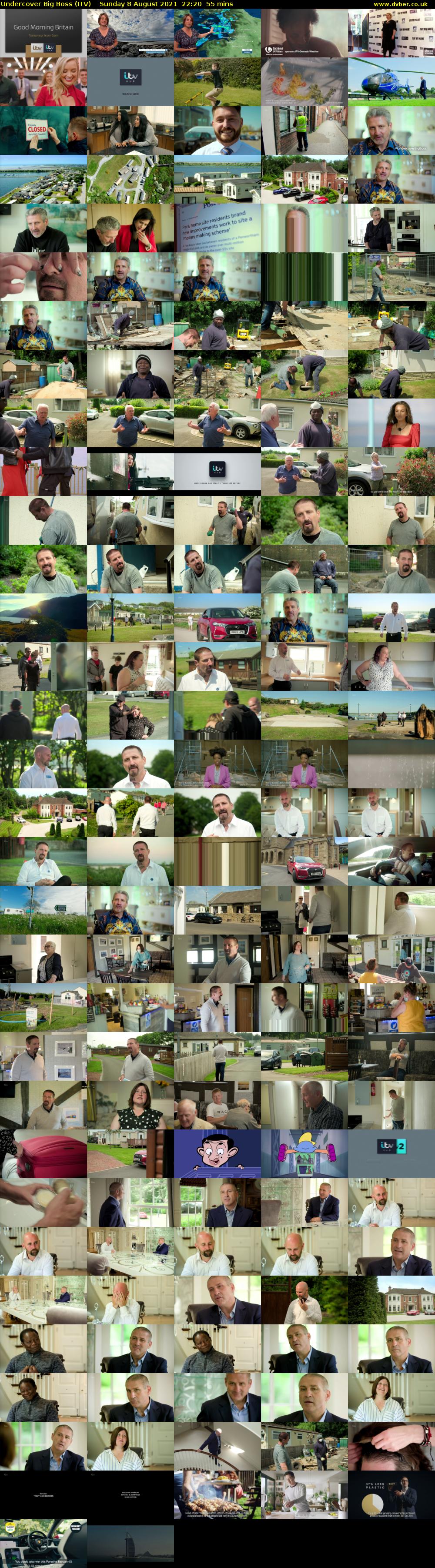 Undercover Big Boss (ITV) Sunday 8 August 2021 22:20 - 23:15