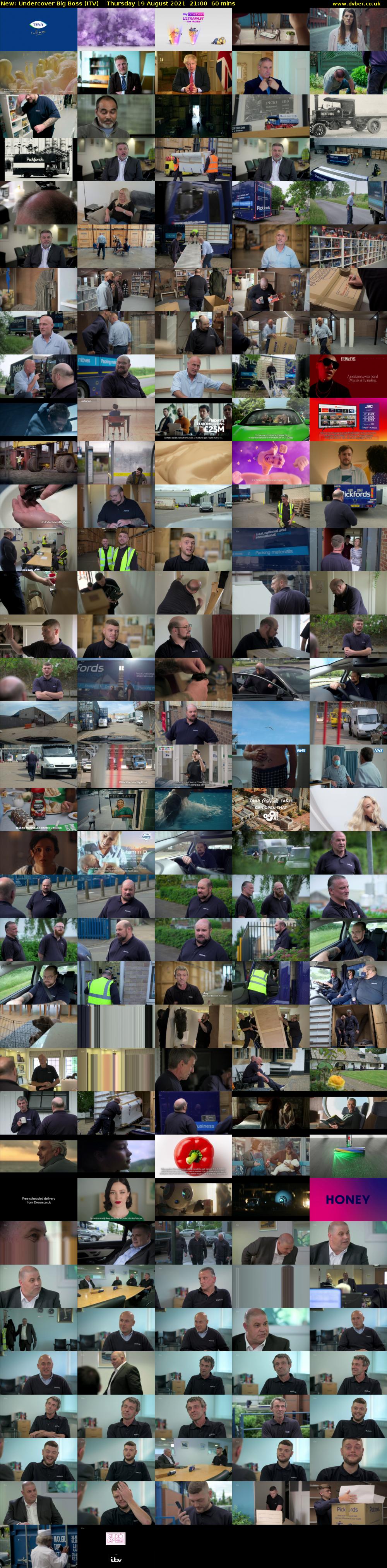 Undercover Big Boss (ITV) Thursday 19 August 2021 21:00 - 22:00