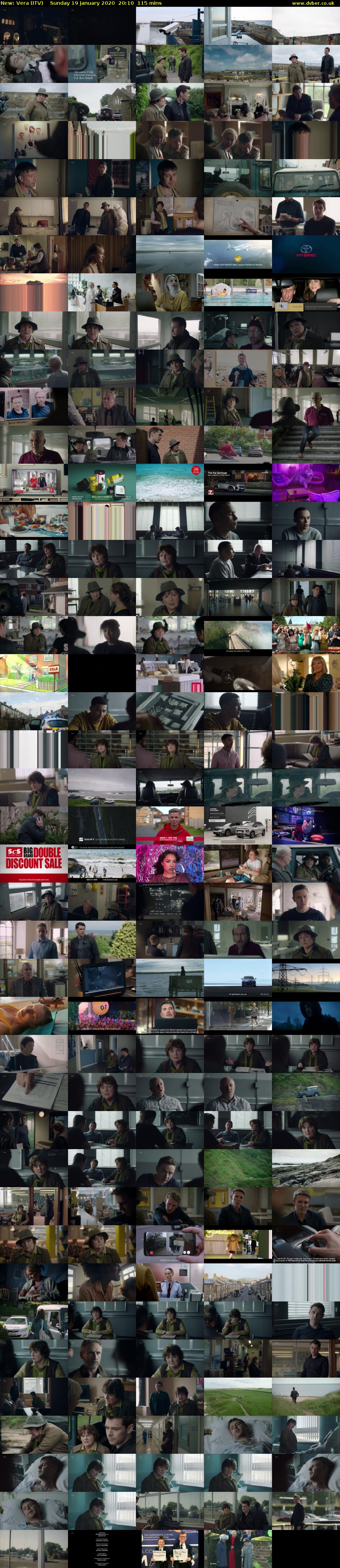 Vera (ITV) Sunday 19 January 2020 20:10 - 22:05