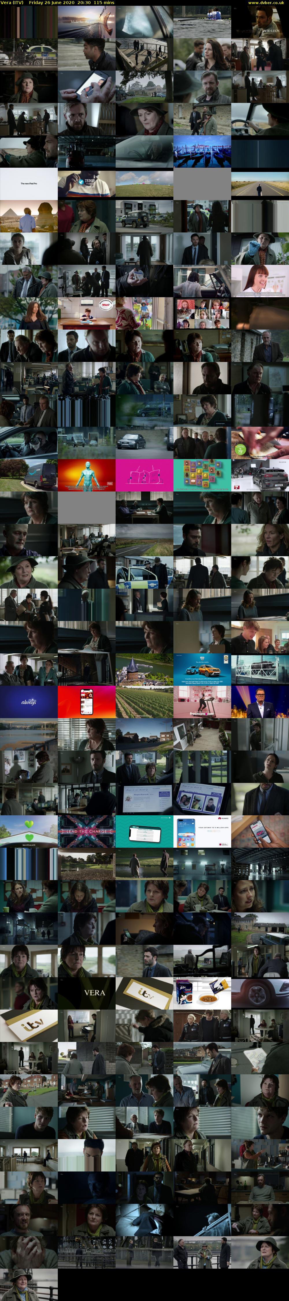 Vera (ITV) Friday 26 June 2020 20:30 - 22:25