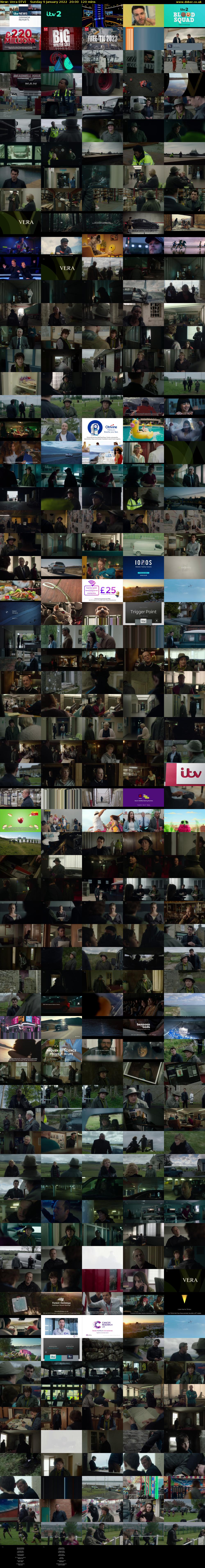 Vera (ITV) Sunday 9 January 2022 20:00 - 22:00