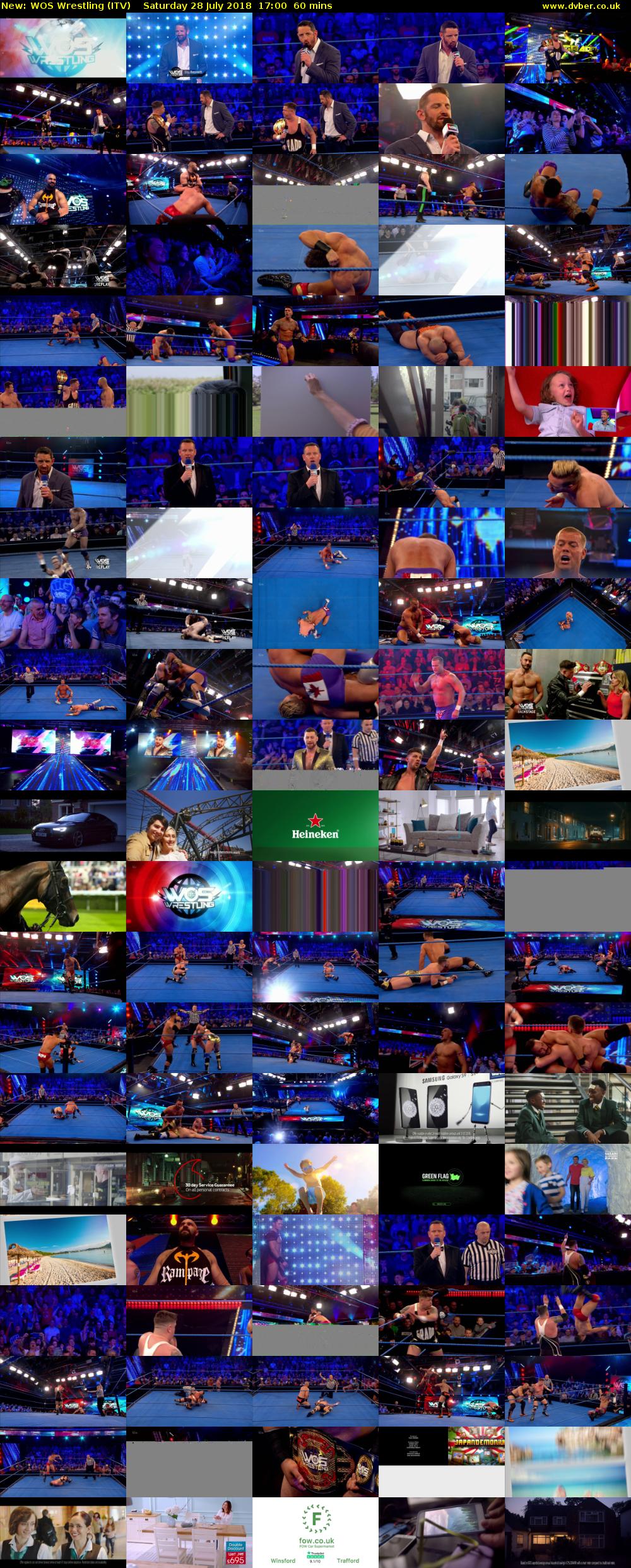 WOS Wrestling (ITV) Saturday 28 July 2018 17:00 - 18:00