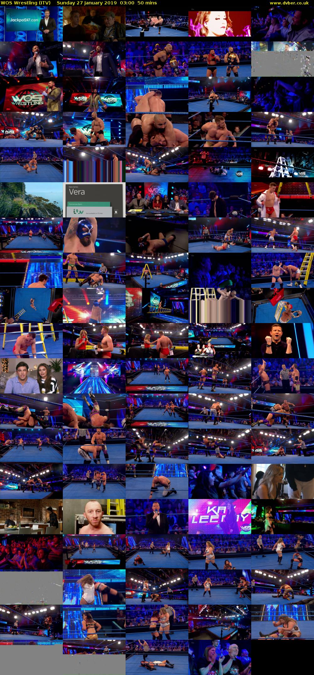 WOS Wrestling (ITV) Sunday 27 January 2019 03:00 - 03:50