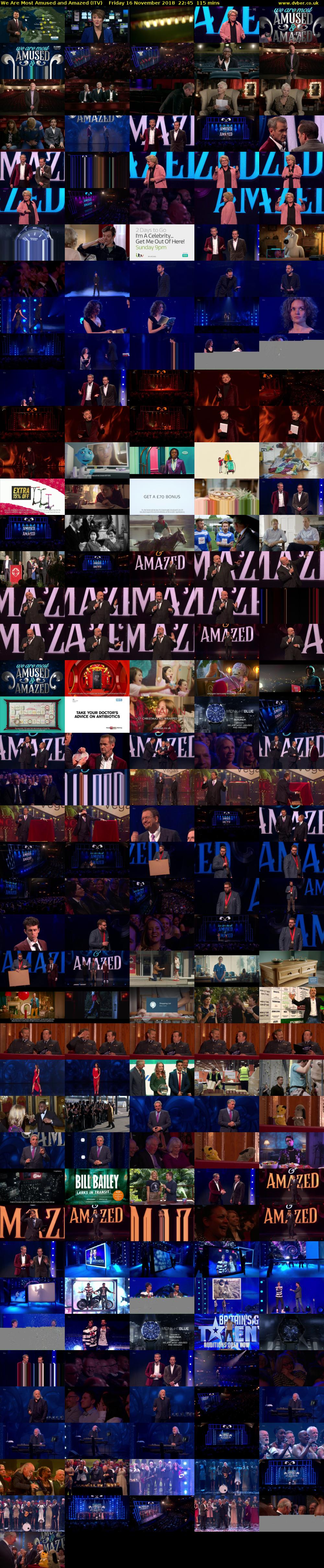 We Are Most Amused and Amazed (ITV) Friday 16 November 2018 22:45 - 00:40