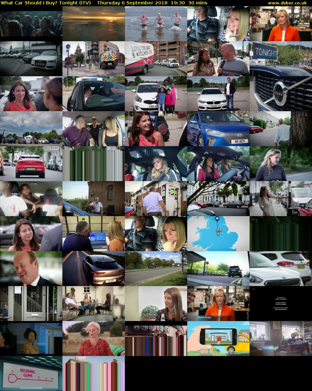 What Car Should I Buy? Tonight (ITV) Thursday 6 September 2018 19:30 - 20:00