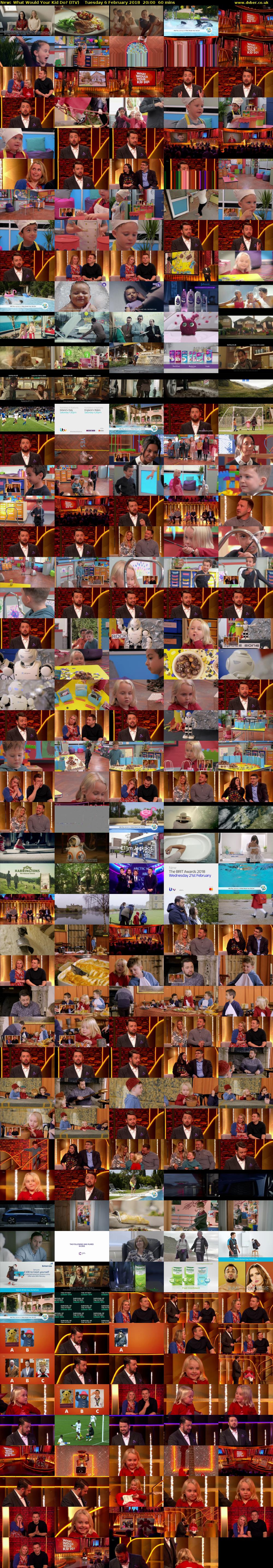 What Would Your Kid Do? (ITV) Tuesday 6 February 2018 20:00 - 21:00
