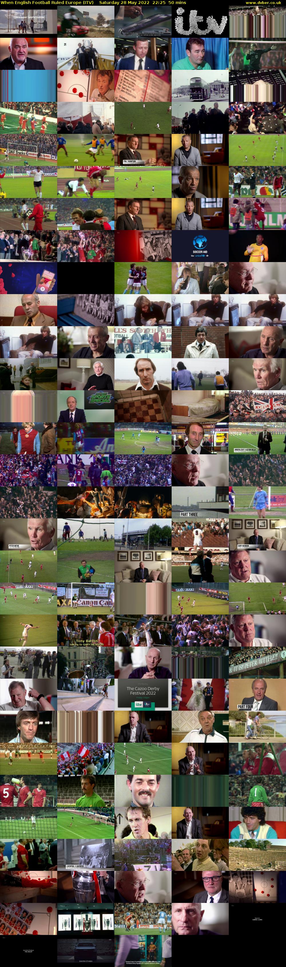 When English Football Ruled Europe (ITV) Saturday 28 May 2022 22:25 - 23:15