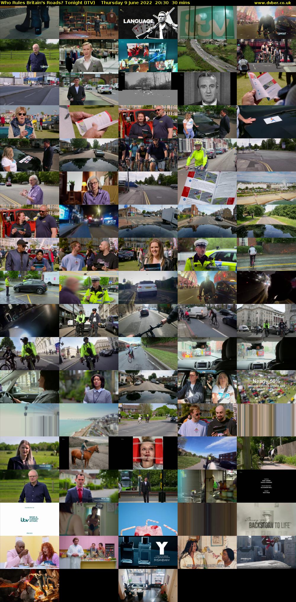 Who Rules Britain's Roads? Tonight (ITV) Thursday 9 June 2022 20:30 - 21:00