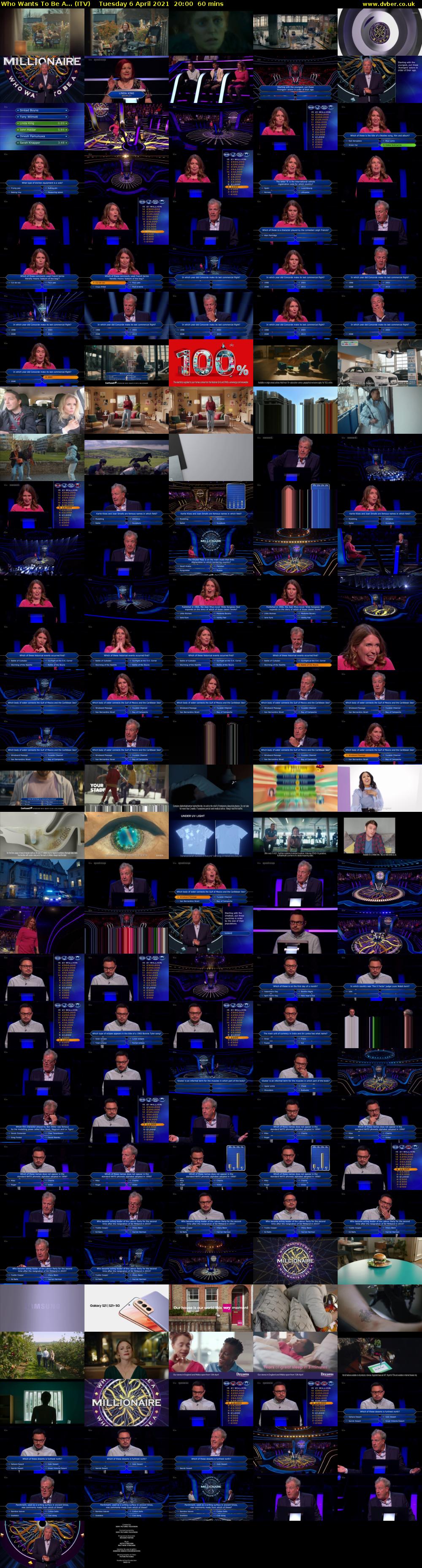 Who Wants To Be A... (ITV) Tuesday 6 April 2021 20:00 - 21:00