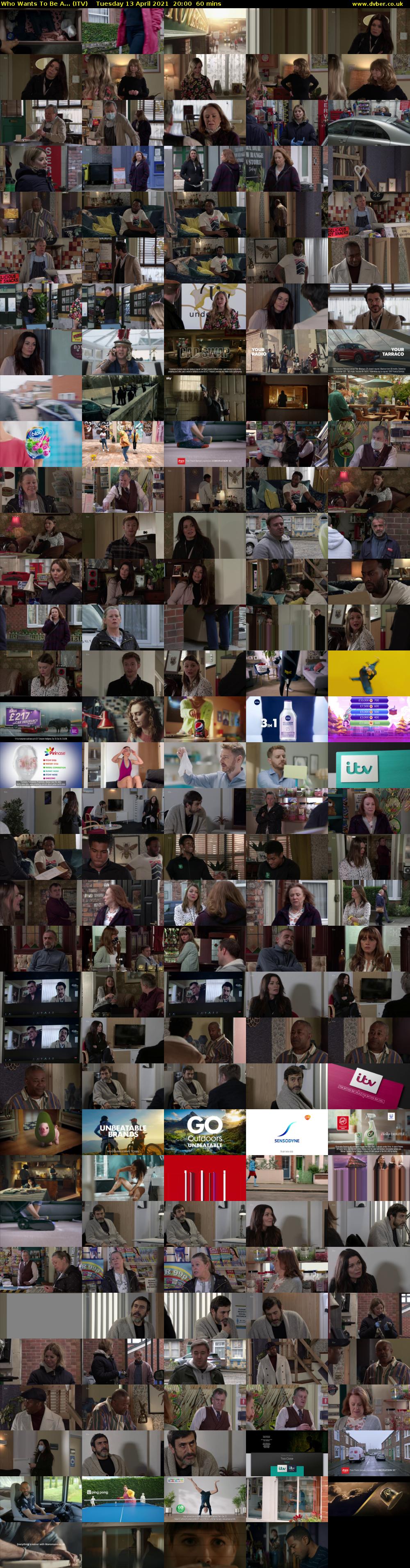 Who Wants To Be A... (ITV) Tuesday 13 April 2021 20:00 - 21:00