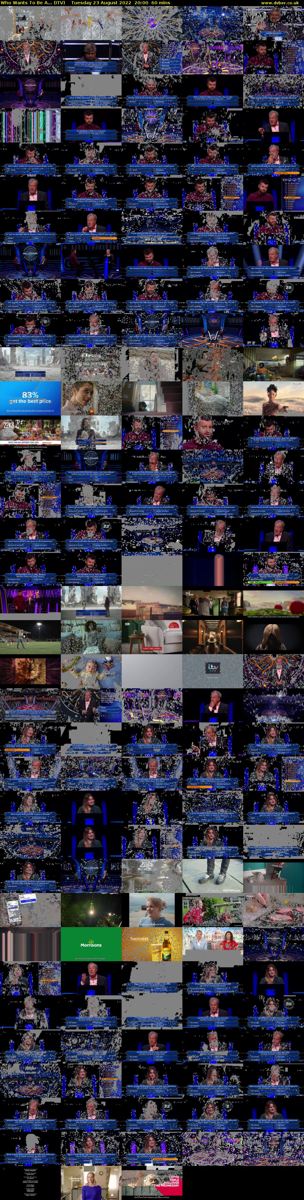Who Wants To Be A... (ITV) Tuesday 23 August 2022 20:00 - 21:00