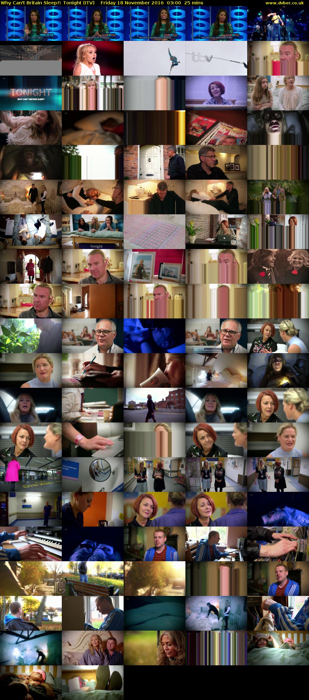 Why Can't Britain Sleep?: Tonight (ITV) Friday 18 November 2016 03:00 - 03:25