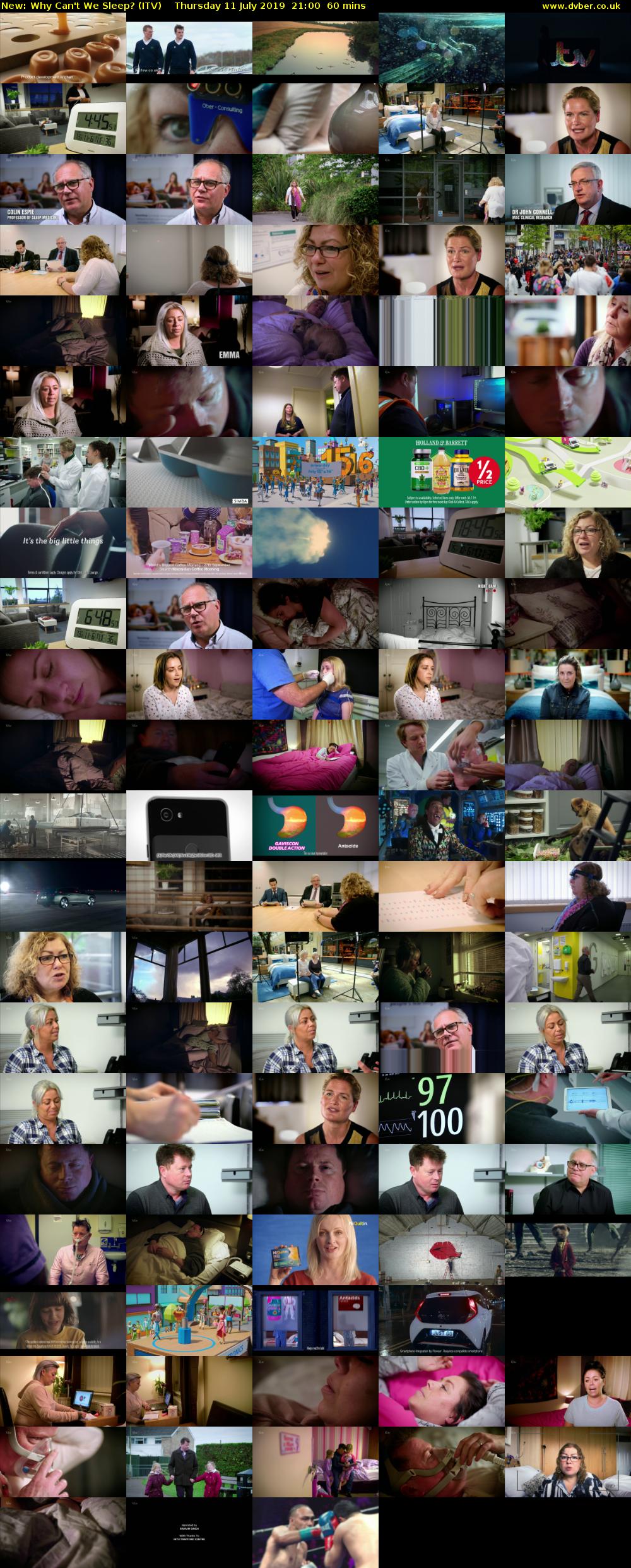 Why Can't We Sleep? (ITV) Thursday 11 July 2019 21:00 - 22:00