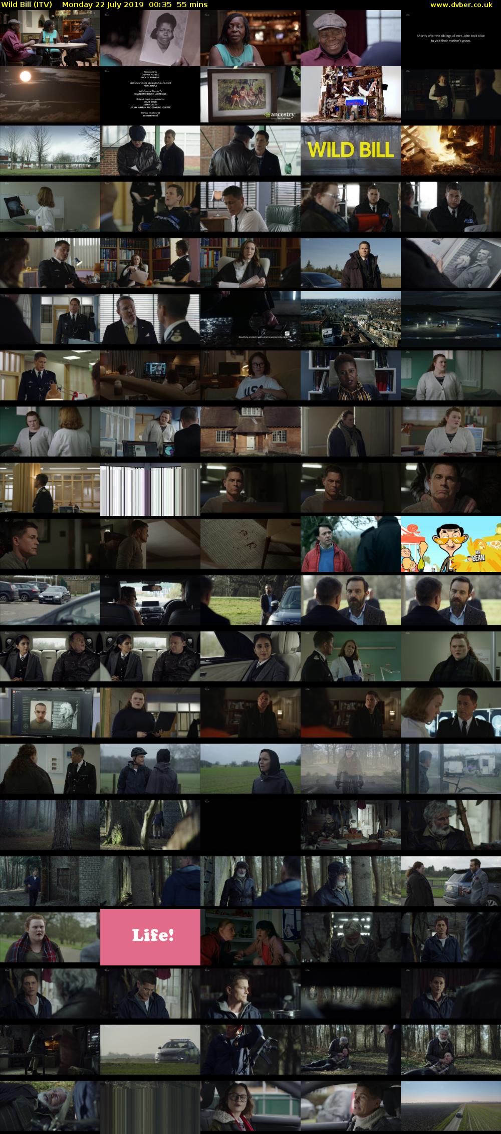 Wild Bill (ITV) Monday 22 July 2019 00:35 - 01:30