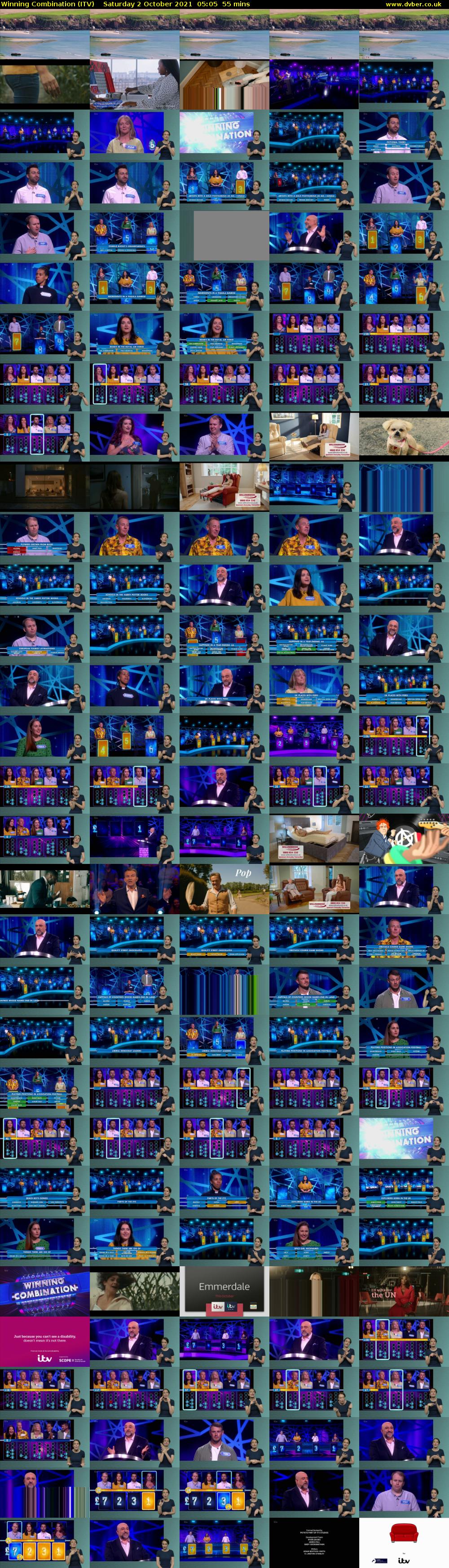 Winning Combination (ITV) Saturday 2 October 2021 05:05 - 06:00