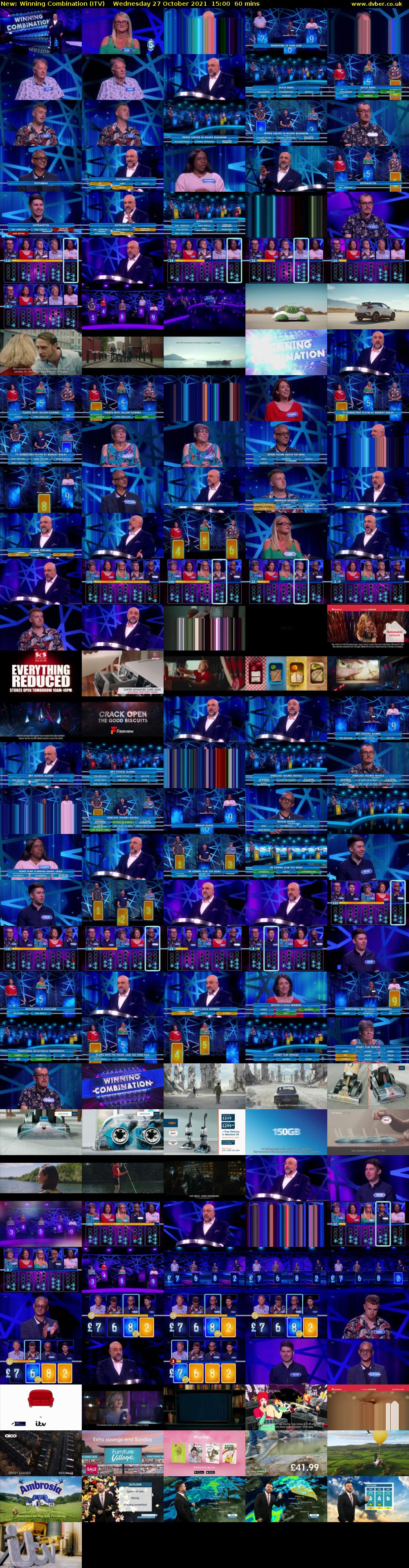 Winning Combination (ITV) Wednesday 27 October 2021 15:00 - 16:00
