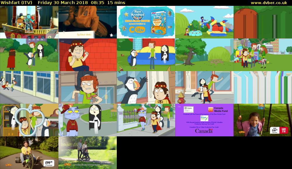 Wishfart (ITV) Friday 30 March 2018 08:35 - 08:50
