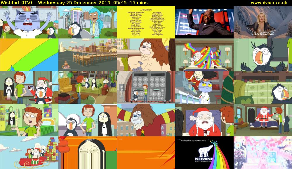 Wishfart (ITV) Wednesday 25 December 2019 05:45 - 06:00