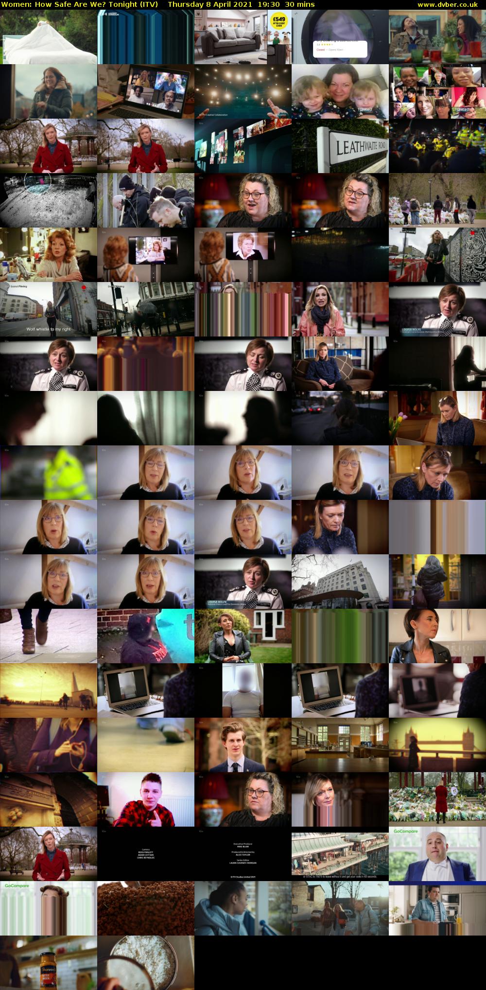Women: How Safe Are We? Tonight (ITV) Thursday 8 April 2021 19:30 - 20:00